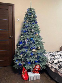 Литая елка Швейцарская 1.80 м. голубая 1447766659 фото