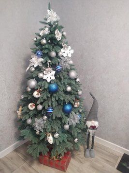 Литая елка Швейцарская 1.50 м. голубая 1447786558 фото