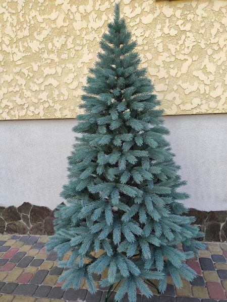 Лита ялинка Буковельська 2.10 м. блакитна // Штучна пластикова ялинка 824654632 фото