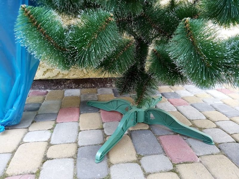 Сосна штучна "Білі кінчики 0.7 м 739330091 фото