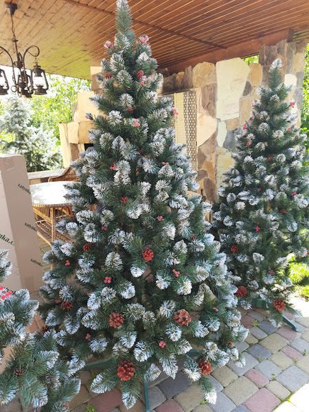 Ялинка Кармен з шишками і калиною 1.80м 1081539557 фото